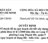 Đồ án quy hoạch 1/2000 Khu dân cư Long Thạnh Mỹ, Phường Long Thạnh Mỹ, Quận 9